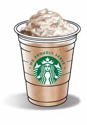 PUMPKIN SPICE FRAPPUCCINO BLENDED BEVERAGE Pumpkin Spice sauce combined with Frappuccino Roast coffee and