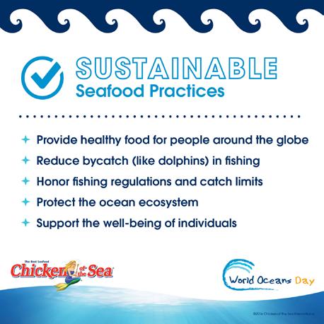 Sustainable seafood practices To protect the ocean ecosystem and assure its health for future generations, it s important