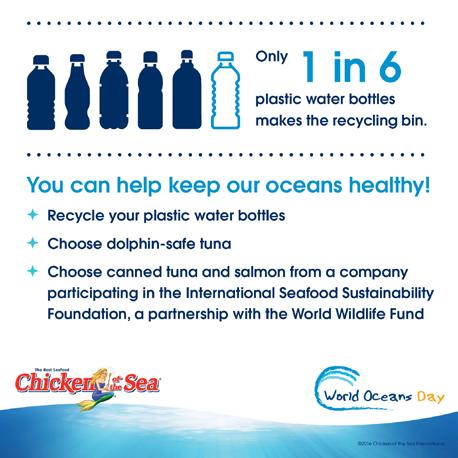 Recycling plastic water bottles helps keep our oceans healthy How many plastic water bottles actually end up in the