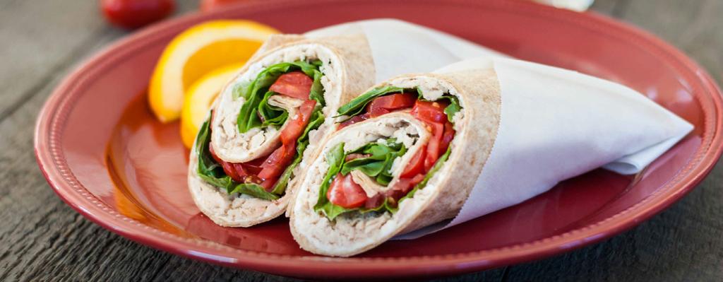 Salmon Wrap Portion size: 1 wrap 12 servings Featured Chicken of the Sea Recipe for Healthcare Foodservice Ingredients 2 3 c ½ c ½ c Cream cheese, softened Slaw dressing Mayonnaise 12 10 Whole grain