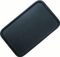 bottom Tray, round colour Non-slip rubber surface trays