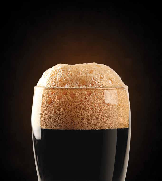 STRONG ALES Strong ales encompass a broad range of colors and flavors. Visually covering golden hues, light ambers, dark red, brown and even black.
