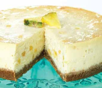 Gift #174 Key Lime Cheesecake 2-lbs. 3-oz.... $ 30.95 Flavor that will make you think of the tropics!