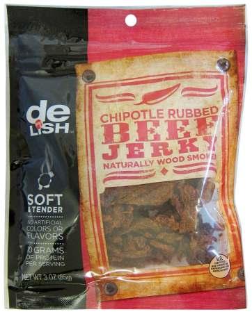 Good And Delish Naturally Wood Smoked Chipotle Rubbed Beef Jerky Walgreens United States Event Date: May 2015 Price: US 4.00 EURO 3.