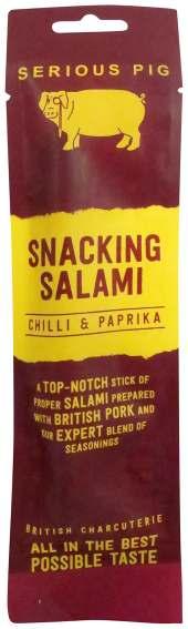 Serious Pig Snacking Salami with Chilli and Paprika Serious Pig United Kingdom Price: US 2.74 EURO 2.