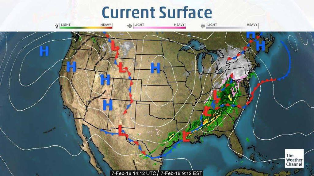 Weather Update A strong high pressure system out west continues to deflect storm systems to the north with temperatures will above seasonal averages.