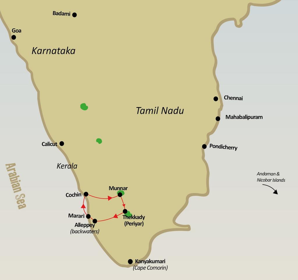 Your Itinerary Map