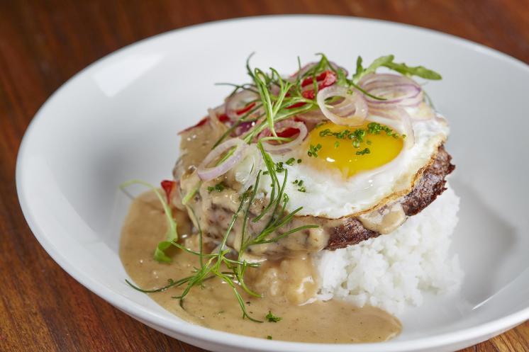 Duke s La Jolla Wake Up With: Duke s Loco Moco Grab your Hawaiian shirt and bring your ohana to Duke s La Jolla for some of the best breakfast in the city.