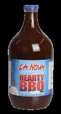 LA NOVA HEARTY BBQ SAUCE Try the sauce that made us famous! 2/1 gal.