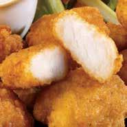 LA NOVA BONELESS BITES Fully cooked, chicken bites, also know as boneless wings! Tender chunks of whole boneless chicken breast, lightly seasoned and breaded, fully cooked for your convenience.