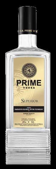 PRIME WORLD CLASS Classic vodka with a full clear taste and a pleasant aftertaste of bread crusts.