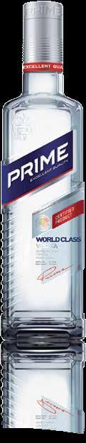 0L PRIME WORLD CLASS Classic vodka with a full clear taste and a pleasant aftertaste of bread crusts.