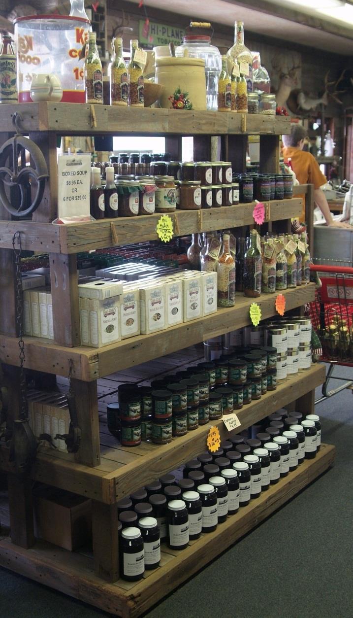 Today, Bear Creek Smokehouse s current product line consists of a variety of smoked meats, soup and drink mixes, confectionary items and more.