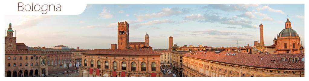 Bologna is the largest city and historic capital of the Emilia Romagna Region of Italy. Bologna is also known for being the food capital of Italy.