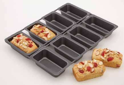 18 26705 GLUTEN-FREE LOAF PAN This 2 piece bread pan is ideal for creating gluten-free loaves which require additional support as they rise and bake. Set includes a standard 1 lb.