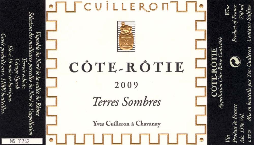 WINE 19 CÔTE-RÔTIE «TERRES SOMBRES» Syrah Alc 13% by vol # of bottles produced 9 000 bottles south/southeast-facing terraced vines Schist 8 000-10 000 vines per hectare PLEASE SHARE ANY NOTES ABOUT