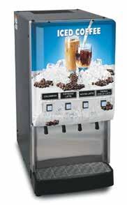 cold beverage JDF-4S LD JDF-4S LD IC JDF-4S PC LD Cold Beverage Quad Dispense Lit Display One dispenser delivers both frozen and ambient products Frost-free refrigerated compartment holds up to 15.