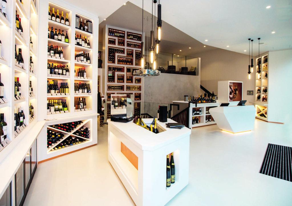M WINE STORE & TASTING ROOM The ambition of M WINE STORE was to break down all pretention and