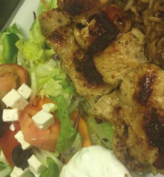 95 Served w/greek Salad, Potatoes or Rice (Add a Soup or Juice and Pudding of your Choice or Jell-O