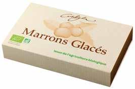 (Packaged in two plastic trays of 1 kg, 500 gr and 250 gr) Marrons Glacés MIX (4 Nature,