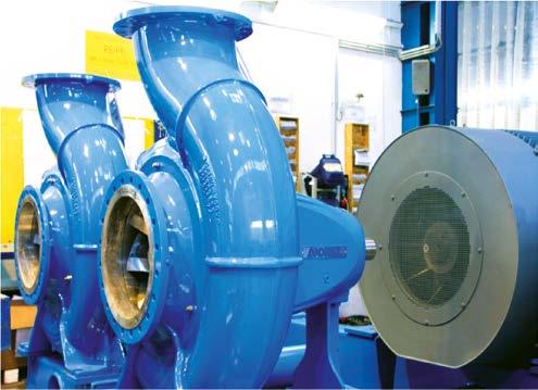 Flow rate up to 300 m 3 /h up to 16 bar Pumping of starch between 3 and 24 Bé, wash, filtrate, and auxiliaries 160 100 80 60 40 20 pumps ISO