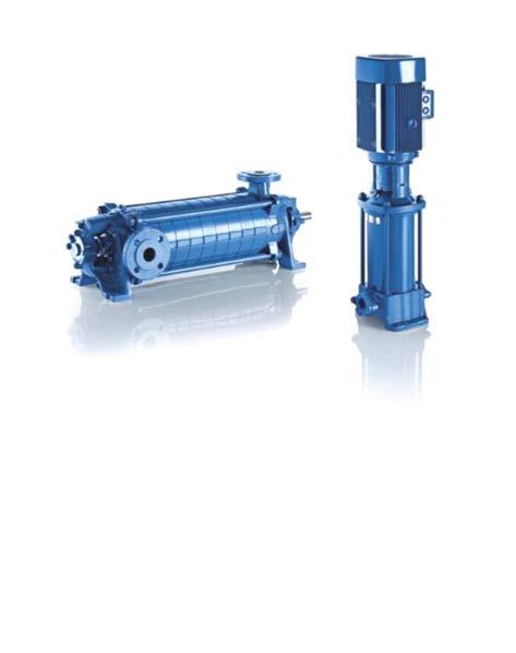 ANDRITZ centrifugal pumps processing Multi-stage high-pressure pumps Head up to 500 m High-pressure pumps for supply Flow rate up to 800 m 3 /h up