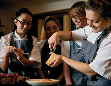 YOUNG CHEFS Tailored to each age group 10 to 12 and 13 to 16.