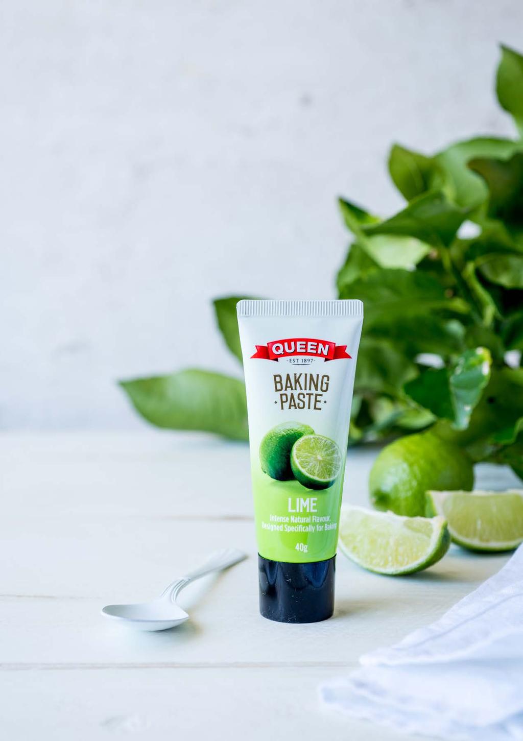 02 Lime Get the citrus kick of tangy lime in pies, cakes and cookies.
