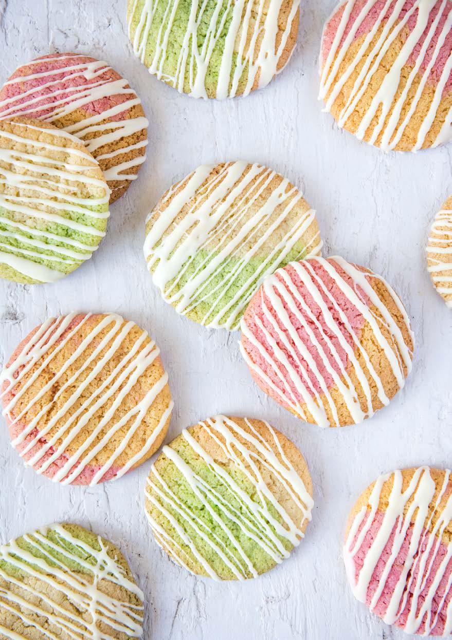 Who said cookies had to be rich and over-indulgent? These colourful cuties are perfect for summer!