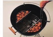 In a 57 cm (22 1 /2") barbecue kettle se temperatures achieved by using following barbecue briquette quantities: Briquette Quantities. 4.