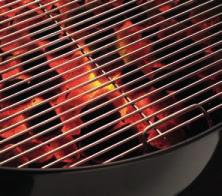This completes fire preparation for indirect cooking. Controlling Temperature - The temperature inside barbecue is determined by number barbecue briquettes burning inside.