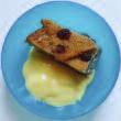 DESSERT Bread and butter pudding with custard Suggested portion sizes Bread and butter pudding Custard Water/diluted fruit juice 1-4 year olds As shown in the photo 75g 50g 1-2 year olds 3-4 year