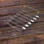 Retail $15 2 3 4 tools and accessories This set of six stainless steel two prong skewers look great, and work even better.