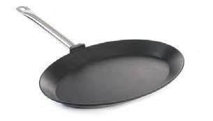 Due to their construction of cast aluminium, the pans heat up very quickly - up to 30% of energy can be saved.