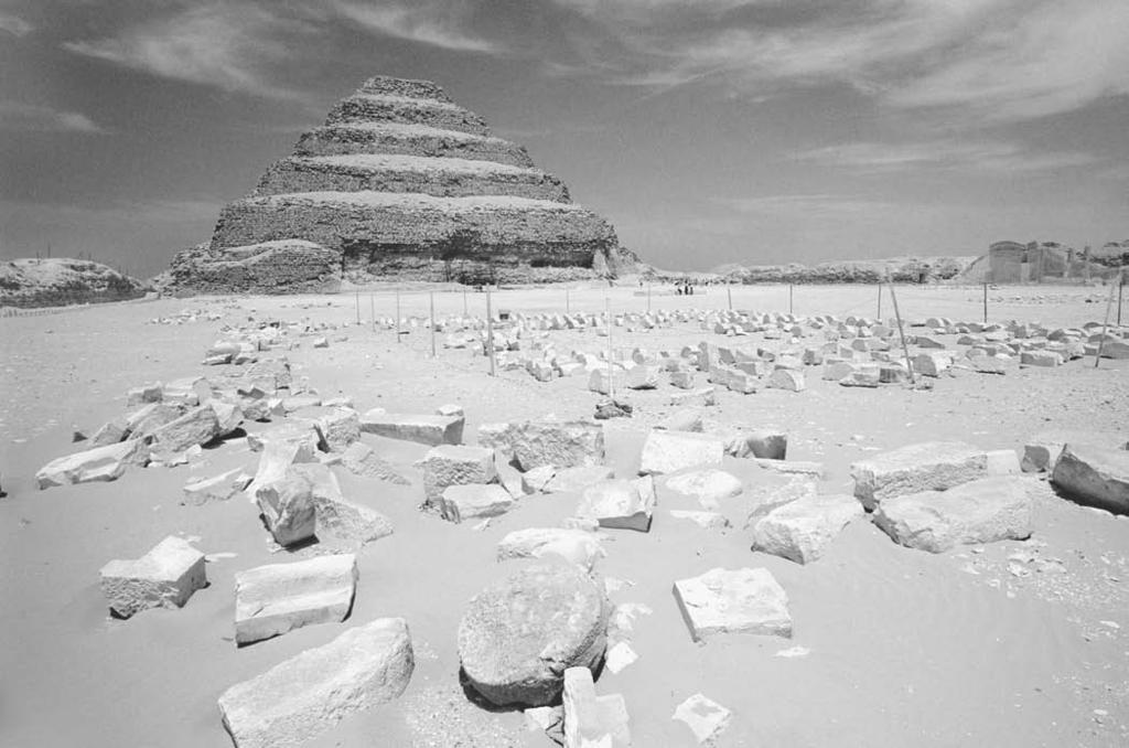 Satire on the Trades 219 The step pyramid of Djoser at Saqqara, dating from the Third Dynasty (2630 2611 BCE), is thought to be the first pyramid ever built. Richard T.