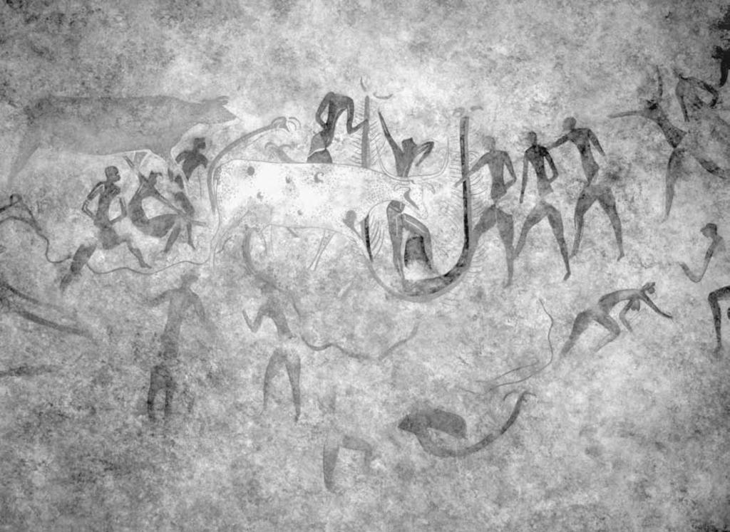 cattle 51 The cattle depicted in this rock painting from Algeria, created 4000 1500 BCE, are being washed in a river in the lotori festival, a Fulani initiation rite.