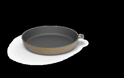 The unique design of the pans offer a 20% larger capacity