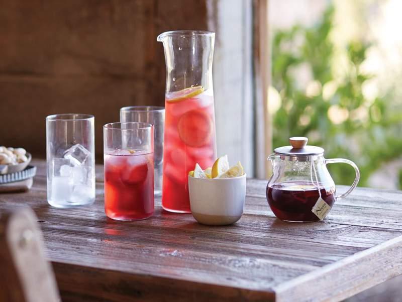 Tableside Iced Tea i. Glass Iced Tea Carafe Item #75005 Bring the hot tea ritual to iced tea with a new and innovative approach to serving fresh brewed iced tea tableside.