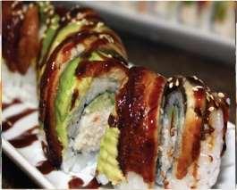 avocado roll, served w/spicy mayo & eel sauce