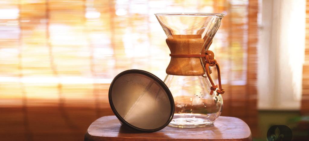 Chemex The Chemex is our favorite method of brewing hands down. It gives a clean, crisp flavor to your coffee and brews enough at one time to serve several people at once.