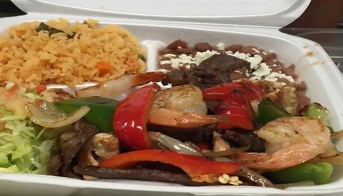 00 FLAUTAS Three corn tortillas stuffed with queso fresco and your choice of meat chicken, steak Topped with signature Mexican Sauce. SHRIMP $12.99 BISTEC RANCHERO $14.