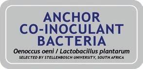 The Anchor Co-Inoculant Bacteria Elda Lerm, a Technical Consultant at Anchor Yeast, have dedicated the last seven years to malolactic fermentation (MLF) and lactic acid bacteria (LAB) research in
