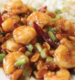 ...Sm/ 9.25 Lg/ 12.25 Tender shrimps, sautéed with broccolis, baby bok choys, snow peas, white mushrooms and carrots in a delicious white Garlic Shrimp....Sm/ 9.25 Lg/ 12.25 Tender shrimps with green peppers and onions infused a fresh garlic Shrimp in Black Bean Sauce.