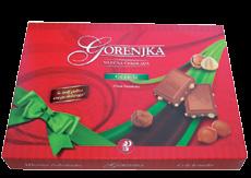Chocolate Gorenjka Gorenjka Chocolates with Hazelnuts Gorenjka Chocolates are best known for its chocolate with hazelnuts.