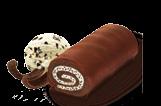 Mini Swiss Rolls Chocolate Filled with rich chocolate cream.   10 x 28 g Mini Swiss Rolls Hazelnut Filled with hazelnut cream.