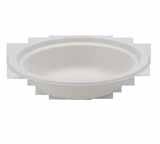 91009 91017 91016 91001 6 Bagasse Round Plate 155mm dia 8 x