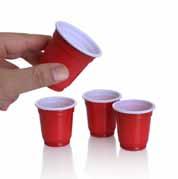 RED PARTY CUPS 2oz, 12oz & 16oz Red party cups manufactured from PS. Perfect for Parties, BBQ s, American themed parties and Beer Pong.