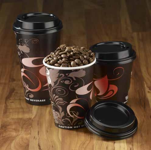 CAFE - MOCHA HOT DRINK PAPER CUPS AND STIRRERS 10 THE ULTIMATE paper cup Dispo ULTIMATE paper cups feature a one size lid system making life easier and reducing inventory costs.