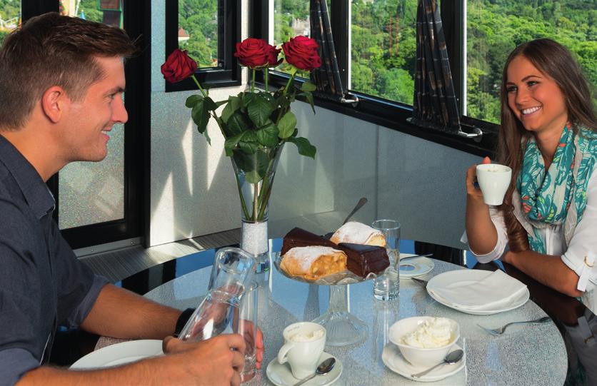 COFFEE BREAK IN OUR CABINS We will serve One Coffee, Tea or Hot Chocolate per person Please choose Traditional Viennese apple strudel, sweet curd strudel, Vienna s famous chocolate cake Sachertorte
