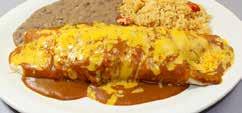 Maya Specialties Big Burrito One big burrito with beef or chicken fajita. $10.
